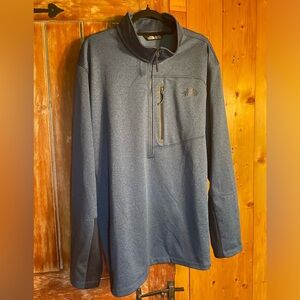 Blue, The North Face, Quarter Zip